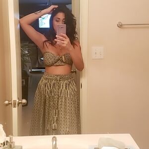 Southwest fashion.  Long skirt with straps. one zise. 100% cotton.